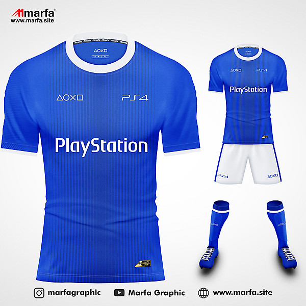PLAYSTATION 4 (PS 4) FANTASY JERSEY KIT
