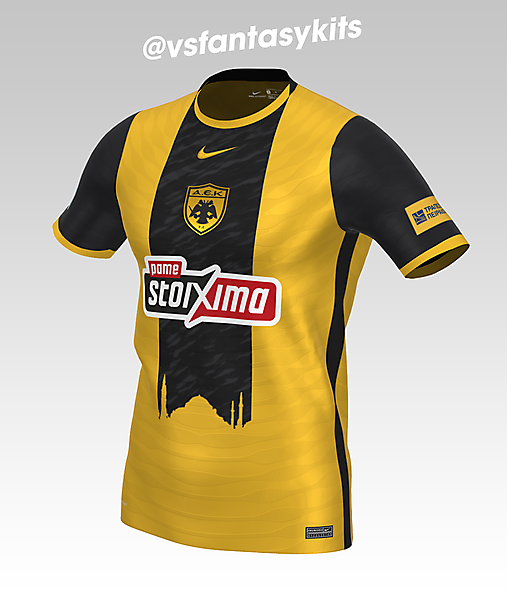 AEK Athens FC Home kit with Nike
