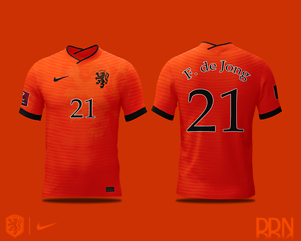 Netherlands Nike Home World Cup 2022 (2)