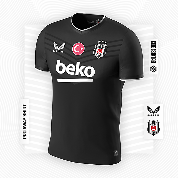 beşiktaş jk away concept x castore