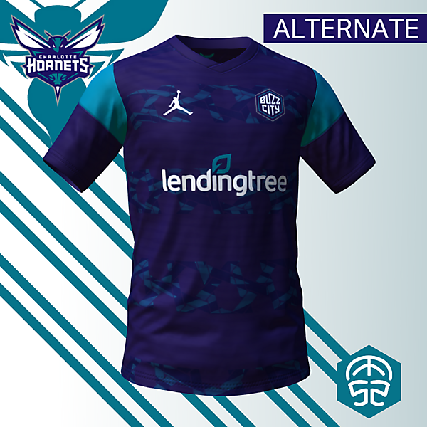CHARLOTTE HORNETS CONCEPT SOCCER ALTERNATE JERSEY