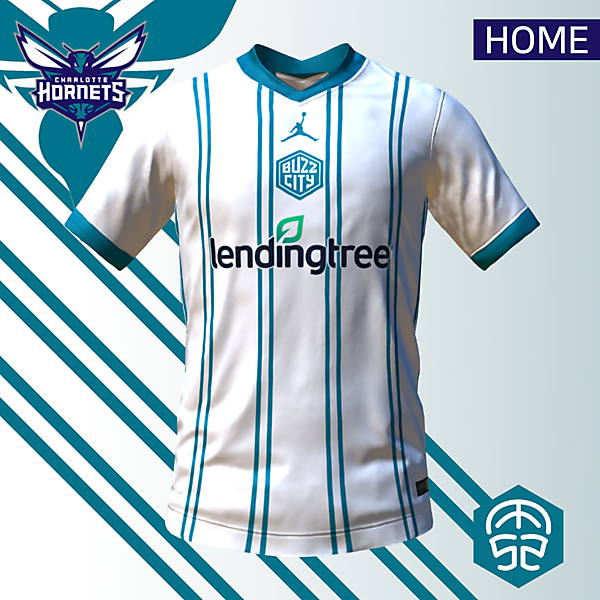 CHARLOTTE HORNETS CONCEPT SOCCER HOME JERSEY
