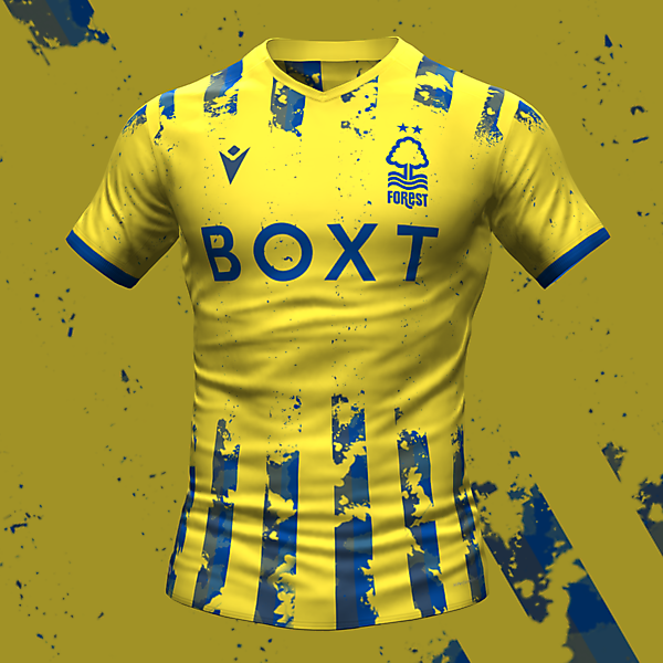 Nottingham Forest Yellow/Blue Away Concept