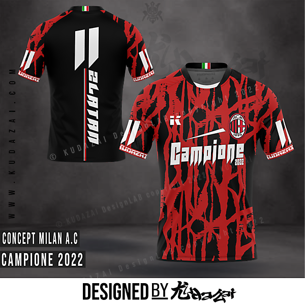 #ACMILAN concept by #kudazai - congratulations for the title#forzamilan