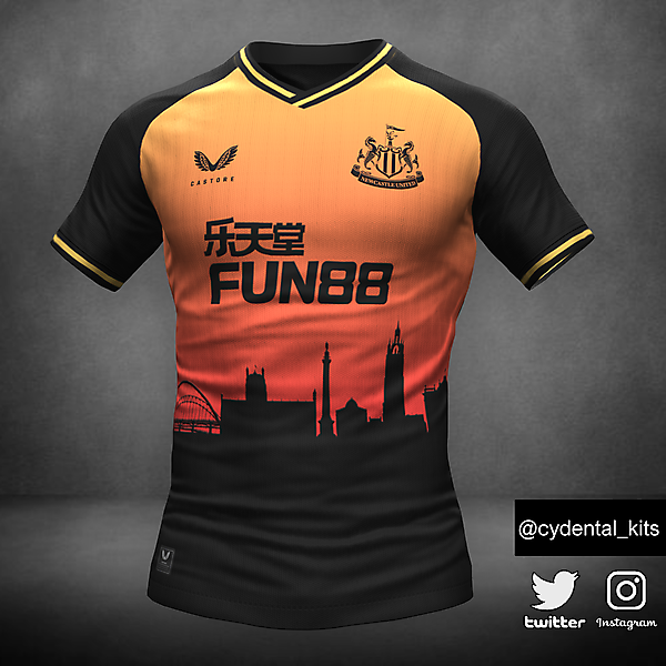Newcastle 96-97 GK Kit Modern Remake Concept