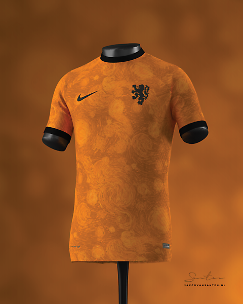 The Netherlands x Nike x Vincent van Gogh Concept kit by jaccovansanten.nl