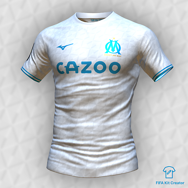 Olympique de Marseille x Mizuno home concept