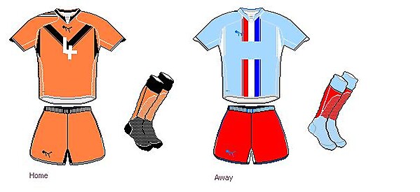 PUma Holland home and away.