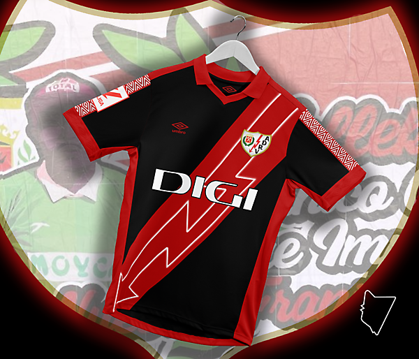Rayo Vallecano 23/24 Away Concept Shirt