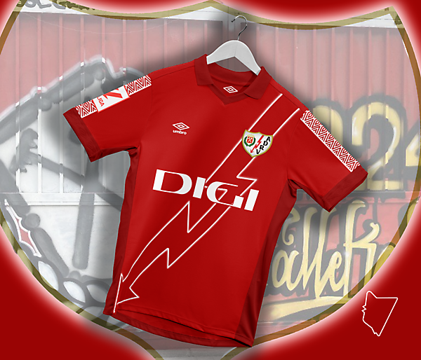Rayo Vallecano 23/24 Alternative Concept Shirt