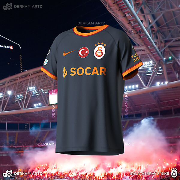 Galatasaray x Nike - Fourth Kit Concept