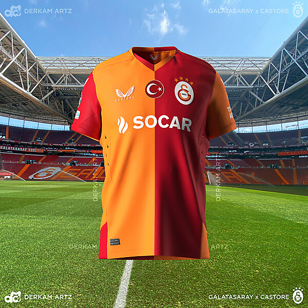 Galatasaray x Castore - Home Kit Concept "tam parçalı"