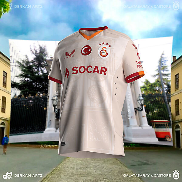 Galatasaray x Castore - Third Kit Concept "lise"