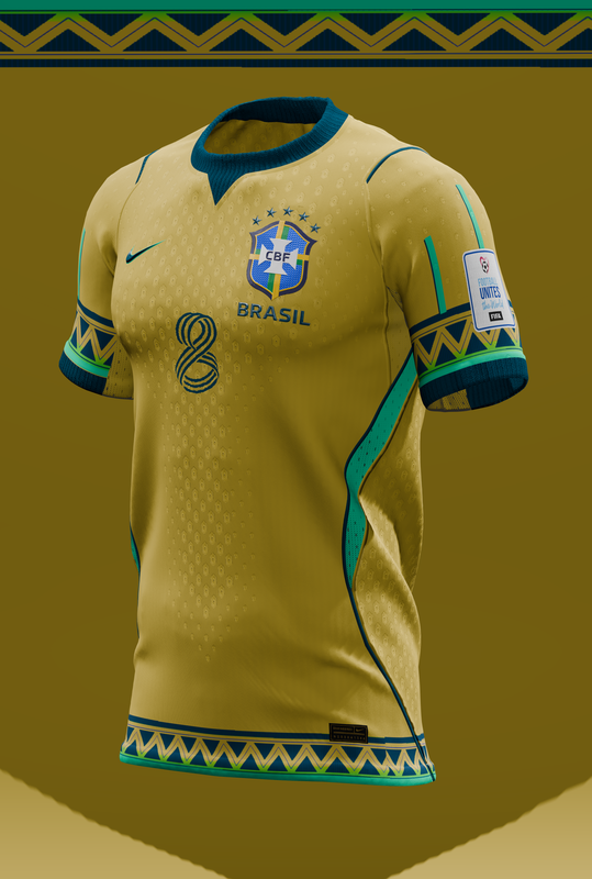 Brazil Home WC 2026 (Concept adapted)