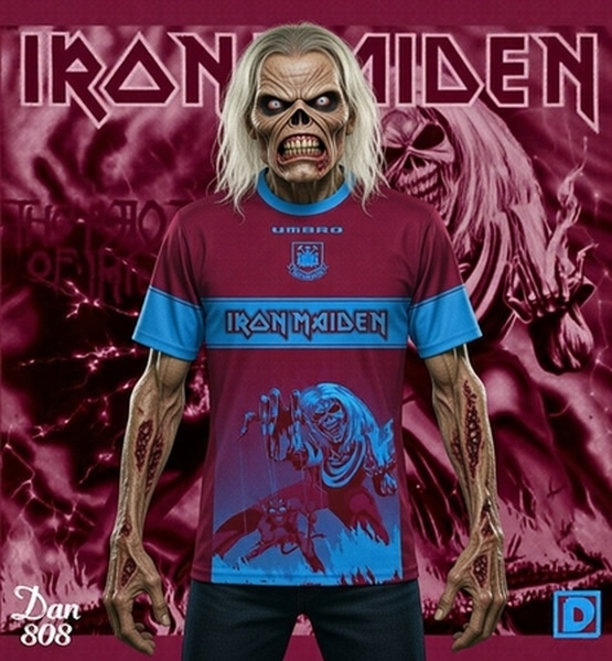 West Ham Iron Maiden Grok Edit