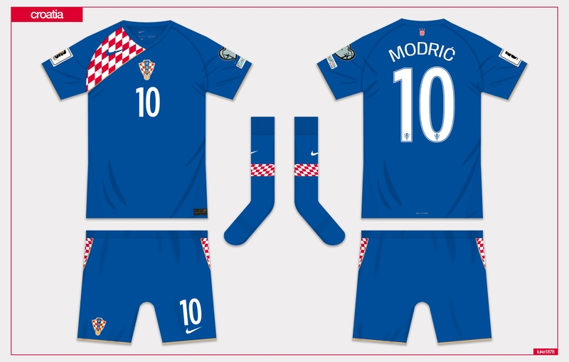 Croatia away concept