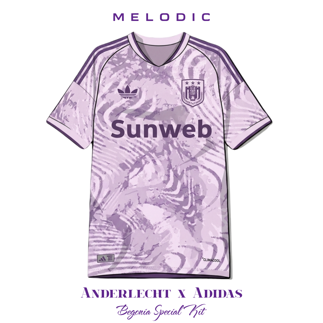 @rscanderlecht x @adidas "Begonia" Special Kit Concept 💜🌸