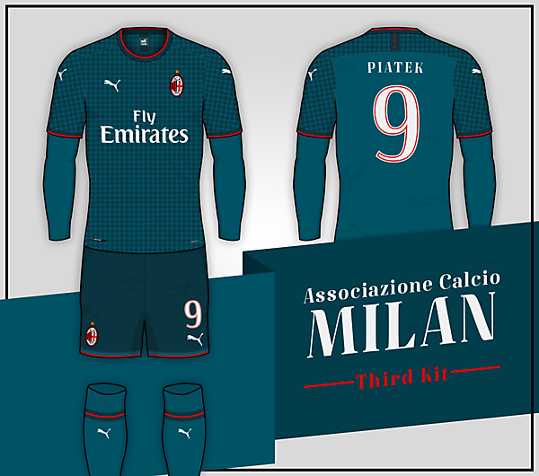 A.C. Milan | 2020-21 Third Kit Prediction (According to leaks)