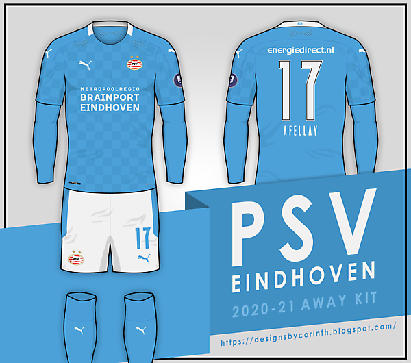 PSV Eindhoven | 2020-21 Away Kit Prediction