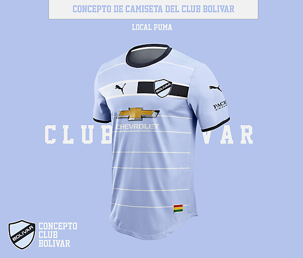 Camiseta Club Bolívar Puma - Predicción Local