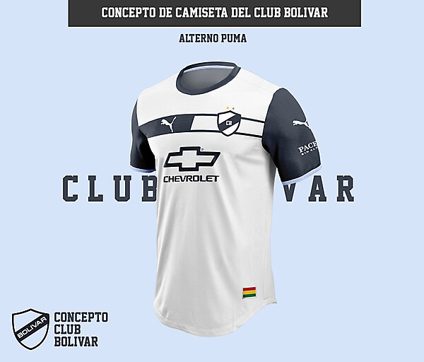 Camiseta Club Bolívar Puma  -  Predicción alterno