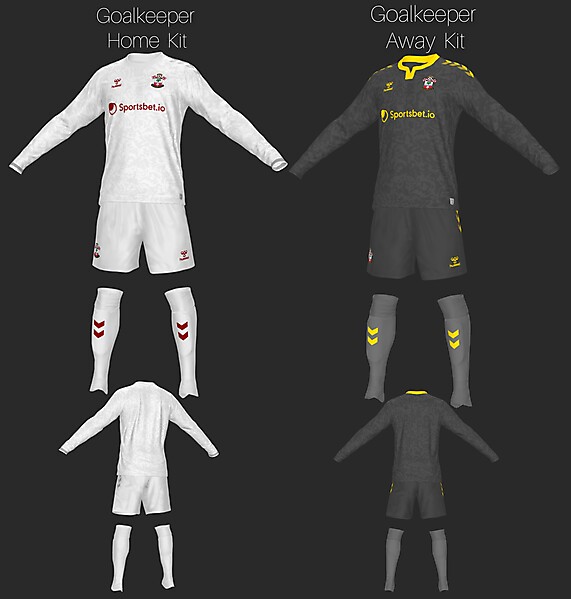 Southampton FC 2021/22 Concept Home & Away Goalkeeper Kit, Hummel Sports