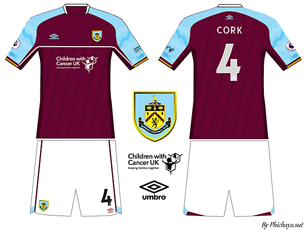 Burnley FC Home kit