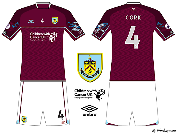 Burnley FC Home kit