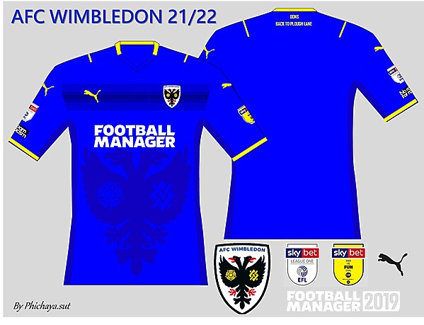 AFC Wimbledon Home kit 2020