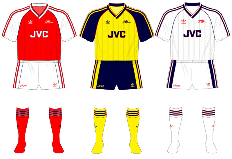 Arsenal 1988-89: A Real Kit &amp; a Lost Kit Decided by a Panel