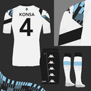 Aston Villa 2021/22 Away Kit Concept - back