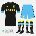 Aston Villa 2021/22 Third Kit Concept - front