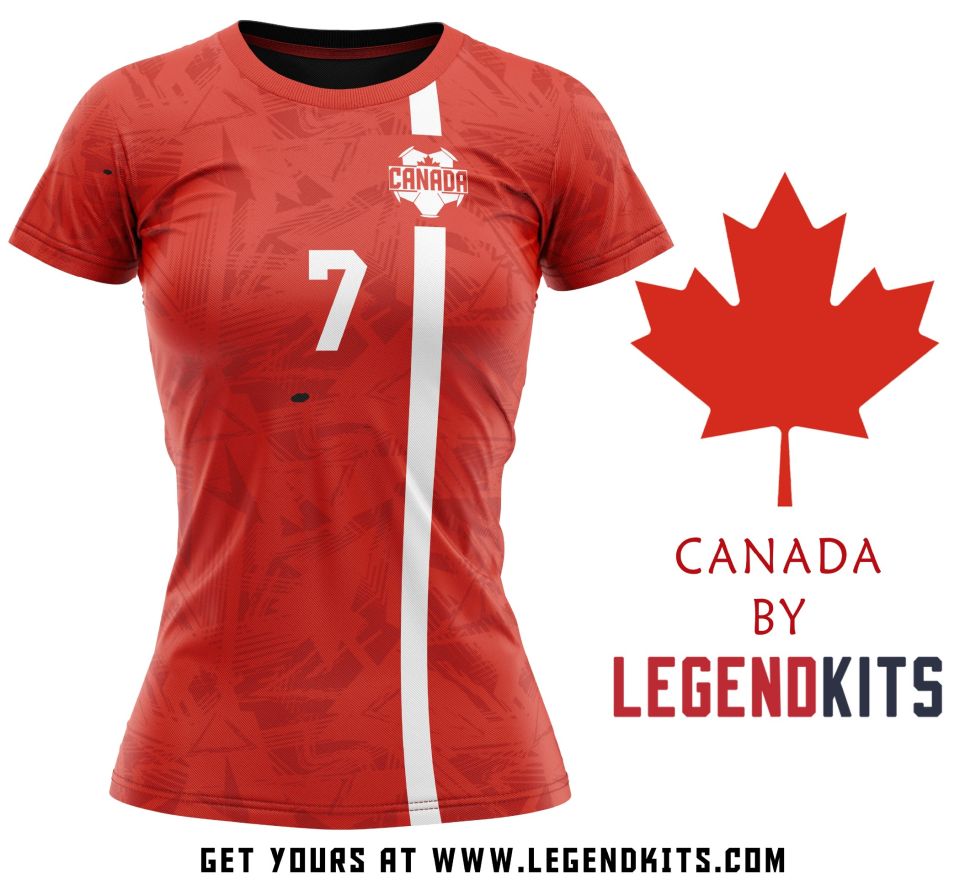 Canada women's national team concept kit design Coming soon by legend kits