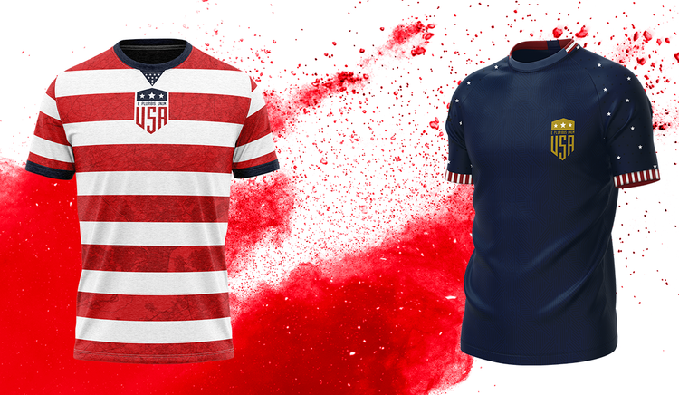 Hello football fans, I did a design collaboration with LegendKits  and im here to announce that The DREAM kit is here,jerseys of each size are available so you can wear something and feel more AMERICAN during this world cup. Get yours today ASAP:https://legendkits.com/