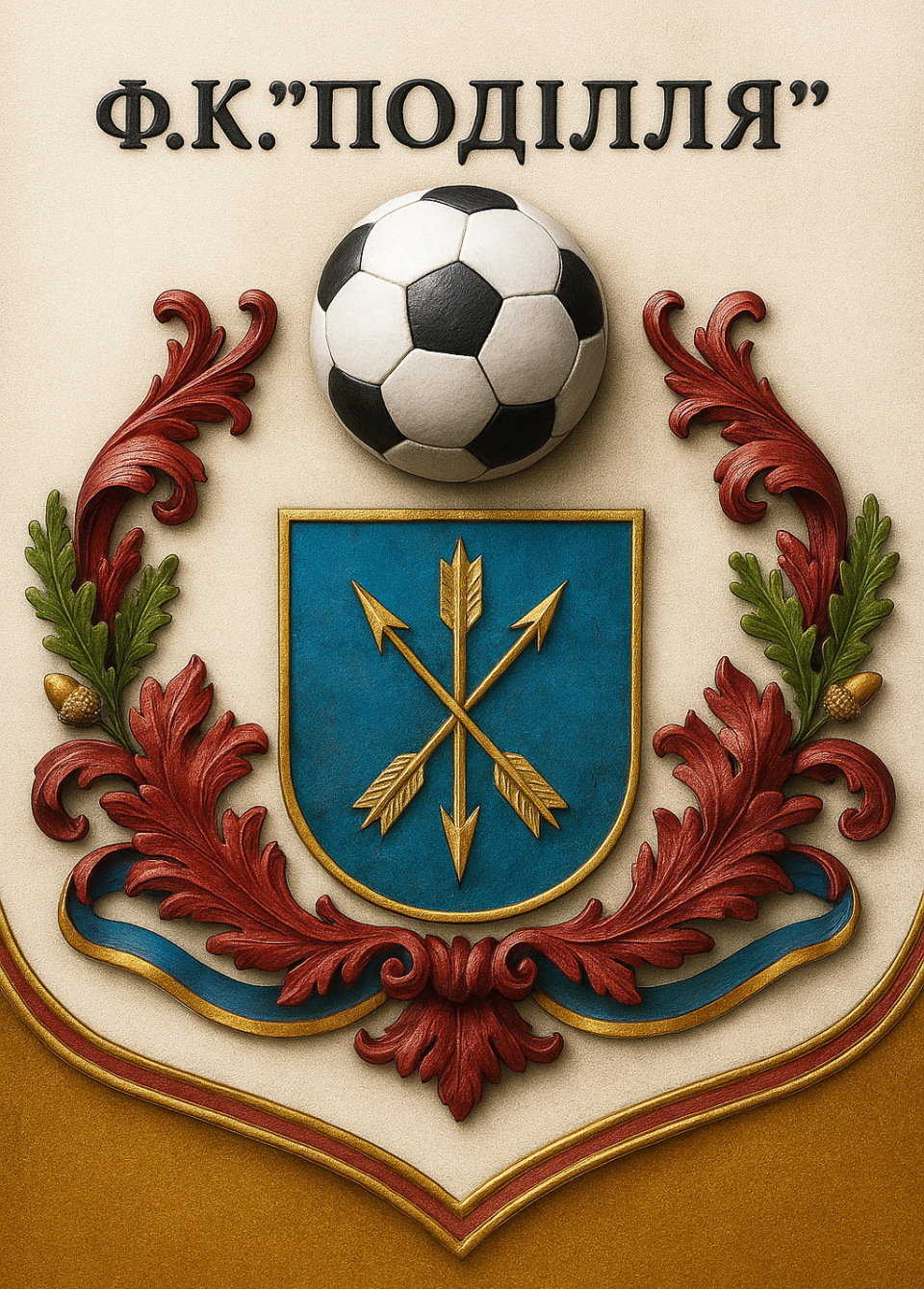 Podillia Khmelnytskyi logo 3D